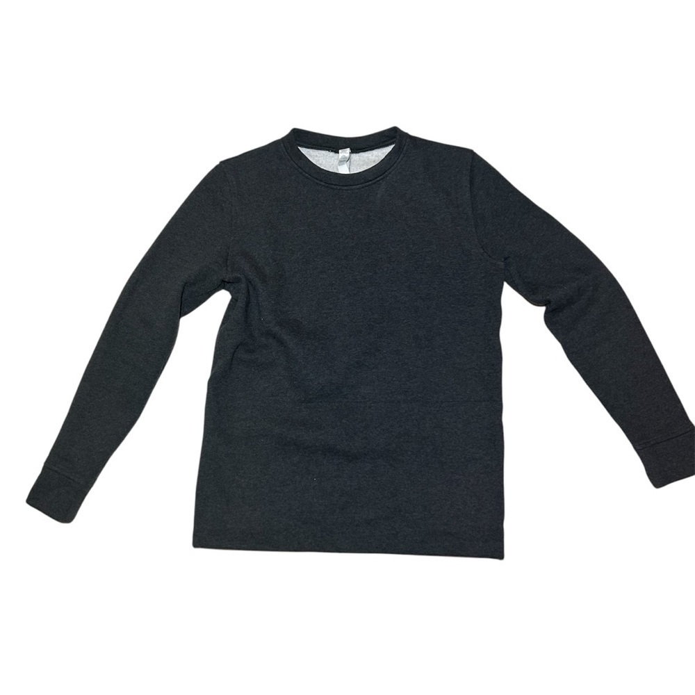 Lululemon Yes Fleece Pullover Heathered Black/Black Size 4
